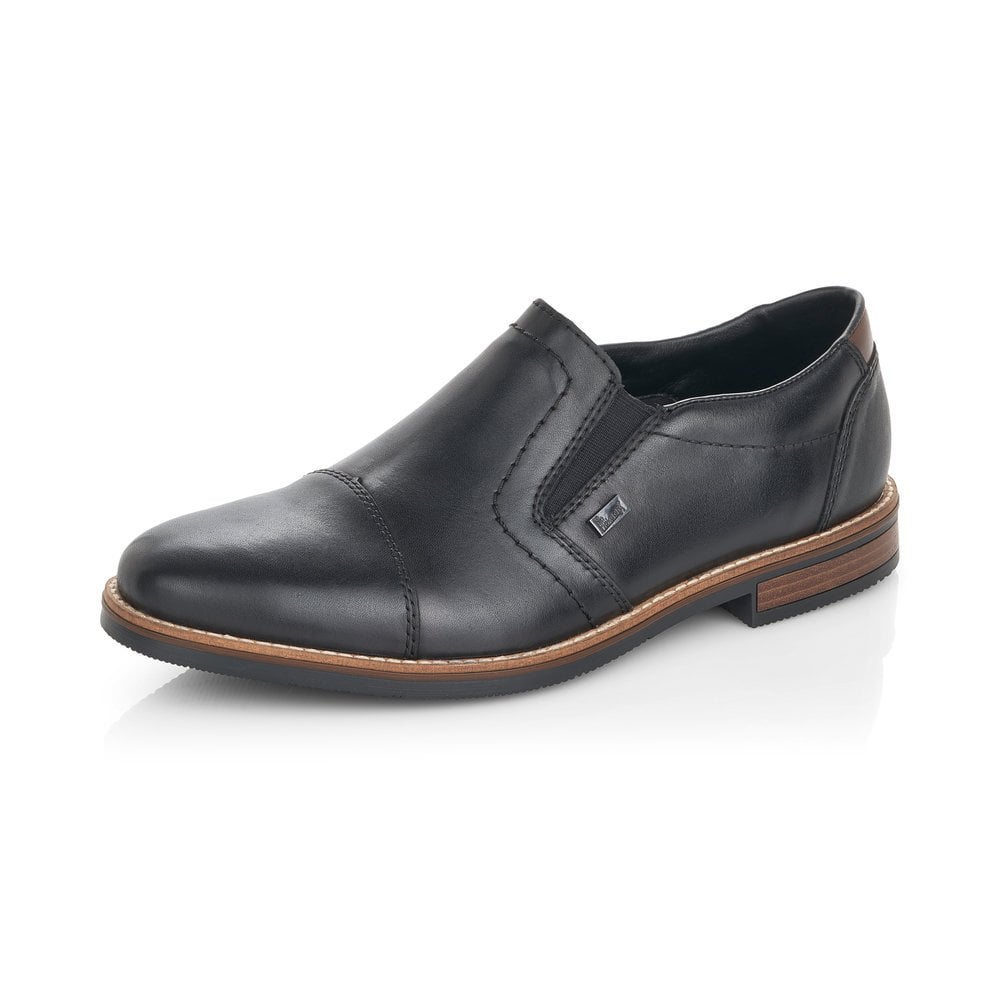 Rieker Skor Herr Svarta - Slip On Skor | 608432CAI